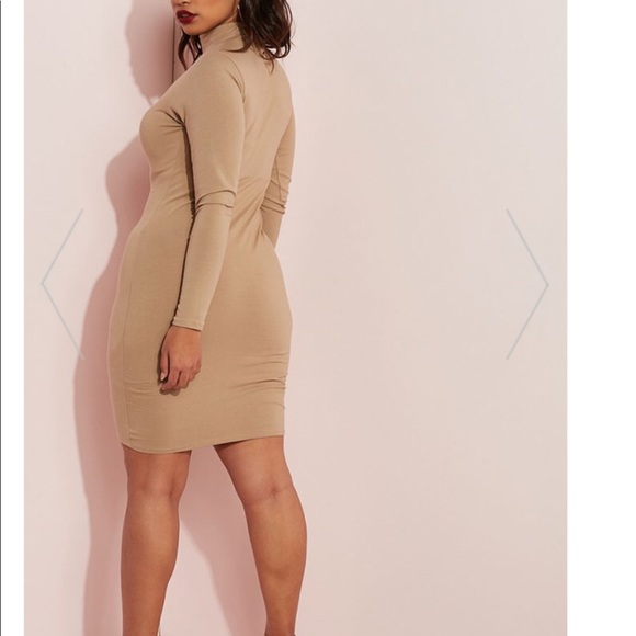 👠👠NWT Mocha Turtleneck Dress👠👠 - Picture 3 of 3